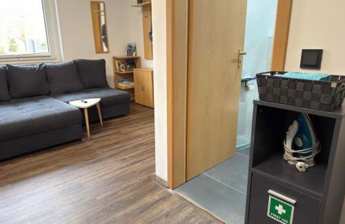 Homefeld Suite - Elegante und moderne Ferienwohnung zentral in Hünfeld bei Fulda mit Küche, kostenlosem Parkplatz und WLAN - Foto 9