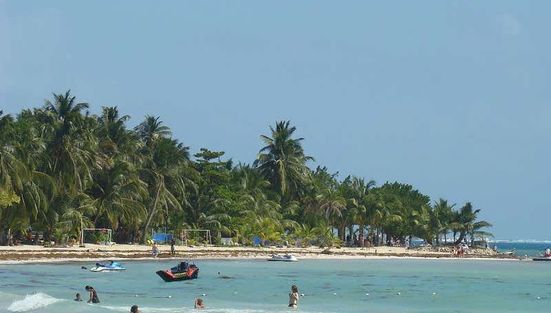 Disfrutando de la playa