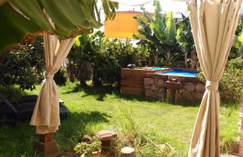 Villa Canaria piscina jacuzzi jardín - Foto 40