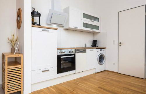 mayhome - das STRANDLOFT schönes Studioapartment mit Balkon, Küche und Tiefgarage - Sauna und Fitness direkt nebenan - Foto 5