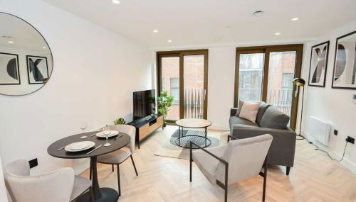 Modern 1 Bed Flat in Central Manchester w Balcony - Foto 4