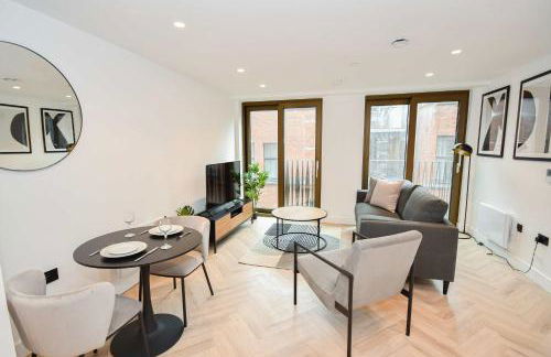 Modern 1 Bed Flat in Central Manchester w Balcony - Foto 4