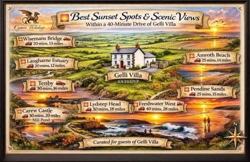 Rural Cottage, 3 beds, 3 bath,LOG BURNER, HOT TUB, with Cymru Holidays - Foto 31