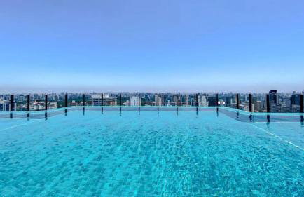 Estúdio Piscina Rooftop, WiFi 1GB, Metrô 600m - Foto 1