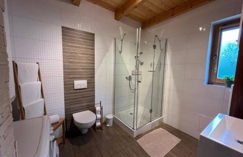 Borowikowe Zacisze drewniane domy z kominkami - Foto 16