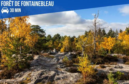 L Urban Chic - Wifi - Terrasse - Parking - 4p - RER - Paris - A6 - Orly - Foto 42