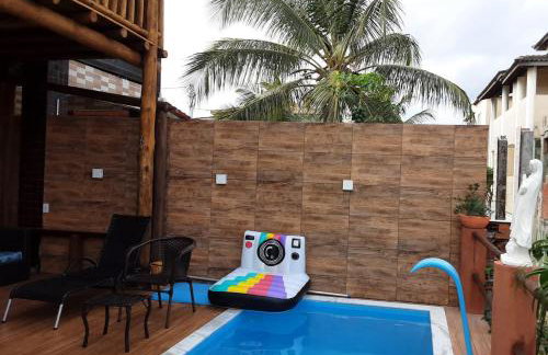 Chalé Beira-Mar com Piscina Privativa e Varanda em Barra do Jacuípe - Foto 11