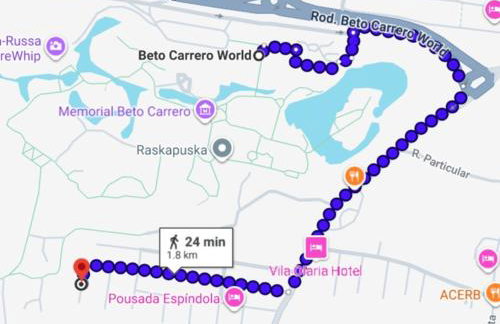 Casa ao lado do parque Beto carreiro da de ir a pé para o parque João carlos casas - Foto 6