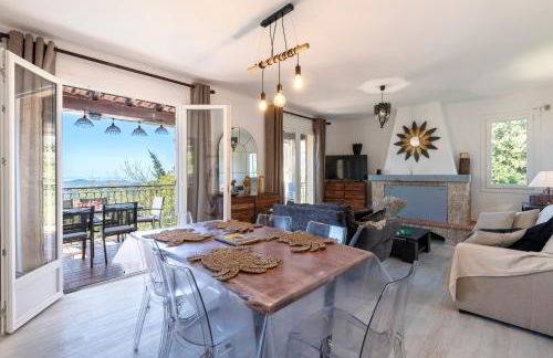 Alta Vista , villa avec piscine privée et vue exceptionnelle près d'Ajaccio - Foto 19