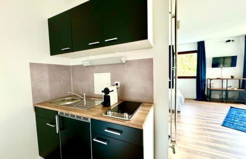 Chices Service Apartment nahe Homburger Uni Klinik und Technologiepark mit Loggia und kostenlosem Parkplatz - Foto 7