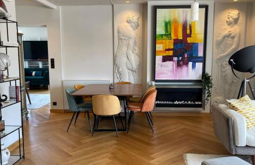 Beautiful apartment terrace Invalides and fireplace - Foto 22