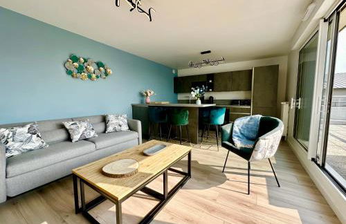 Appartement saint malo neuf, 2 chambres, terrasse, garage - Foto 27