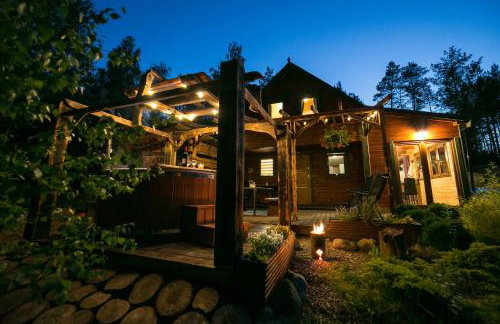 Domek całoroczny SÓWKA na Kaszubach z banią i sauną na wyłączność, wspólny basen i bilard z domkiem Jeleniówka - Ostrowite Leśna Dolina - Foto 2