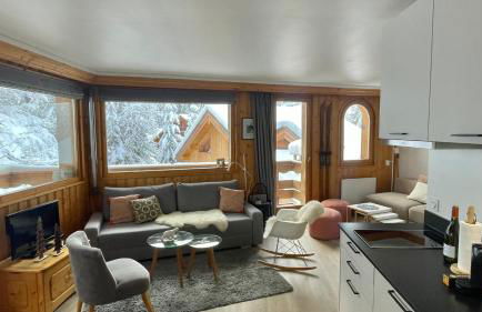 Meribel Centre La Chaudanne, real ski in and out right on slopes, 3 bedrooms 2 bathrooms, newly renovated, Chalet l'Épervière - Foto 5