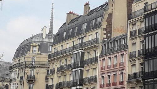 CENTRE PARIS Maubert Notre Dame Beau Studio calme lumineux salle de bains ascenseur climatisation - Foto 5