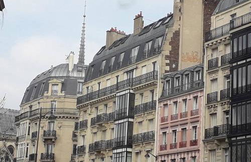 CENTRE PARIS Maubert Notre Dame Beau Studio calme lumineux salle de bains ascenseur climatisation - Foto 5