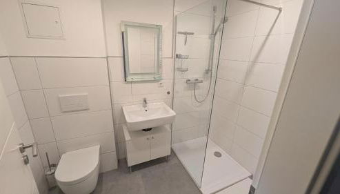 LeHaStays Apartments - FS7 I Küche I WLAN I SmartTV I Einzelbetten I Parkplatz - Foto 3, towels, Shower