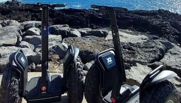 In segway lungo la costa di Terceira