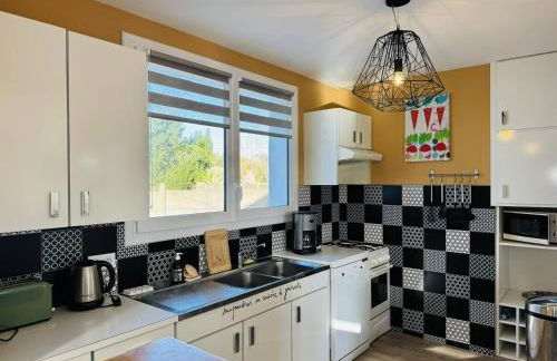 Confortable maison rénovée, jardin clos, 1km plage - Foto 9