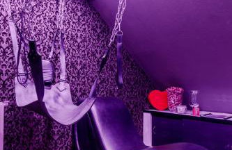 Love Room Escale du Desir - Balançoire d'amour, Croix de Saint André, Menottes et Fauteuil Tantra - love-room-alsace-67 - Foto 9
