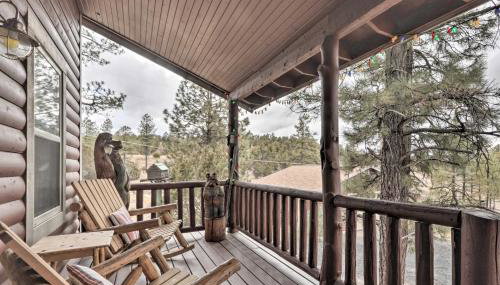 Fire Pit + Game Room: Heber-Overgaard Cabin! - Foto 3