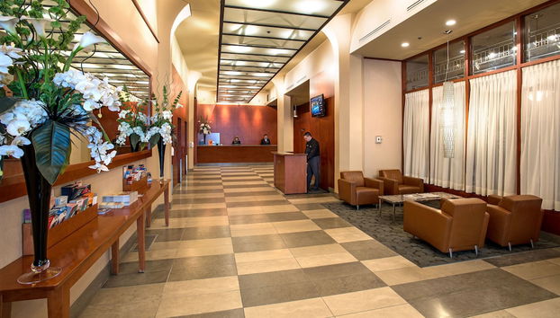 Zona de estar del vestíbulo