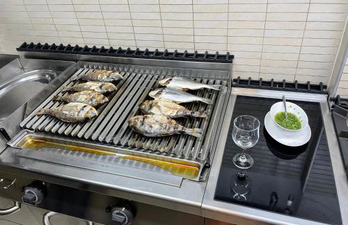 Luxury Seaside Villa with a classic Mediterranean Olive Garden, a fully equipped Professional Kitchen, Pool, Sauna, Padle Boards and Canoe - Miolin Beach House - Photo 46