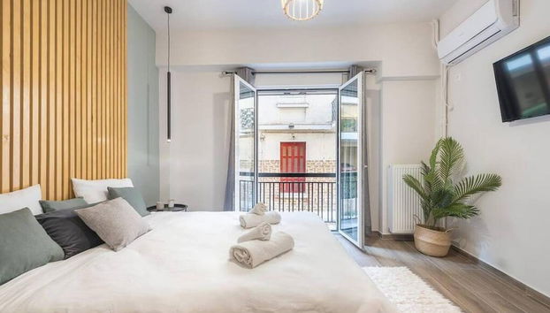 Central Athens Jewel - Foto 5, Habitación