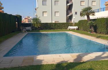 Playa Oliva con vista al mar y con piscina - Photo 4