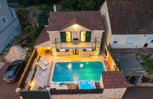Villa Old House I Hot tub and pool, near Imotski - Foto 42