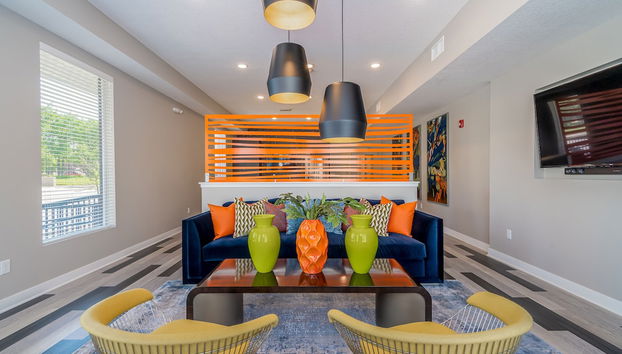 Sala de estar do lobby