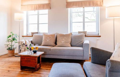 Ferienwohnung Teve - ebenerdig unter Reet & hyggelig mit Kamin - Foto 11