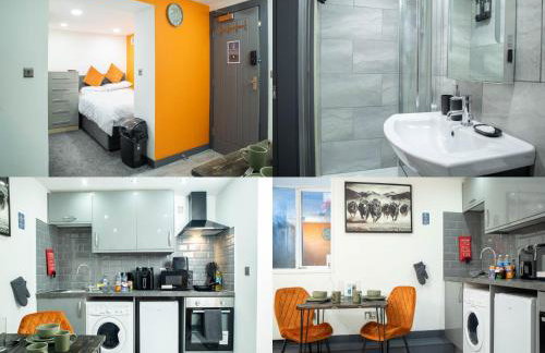 City Centre Studio With Self Check-In Washer Dryer Netflix & WiFi - Foto 16