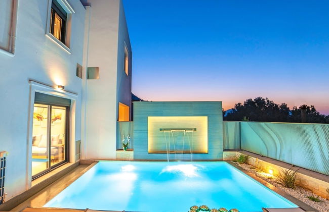 2 New Villas Next Each Other, Pool, Rent Separately or Together at Kournas Lake - Foto 25