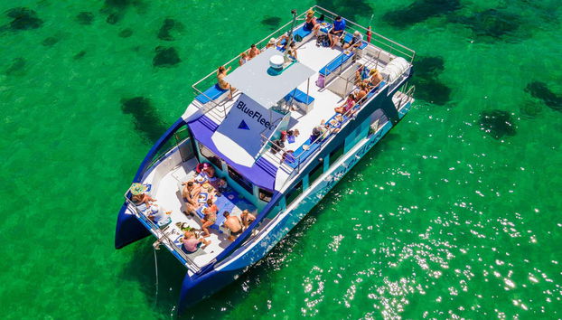 Barco durante a atividade