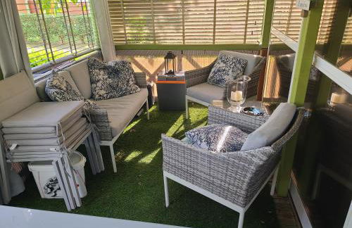 Chalet en bois climatisé À 300 m de la plage Marina di Sorbo 6 personnes - Foto 7