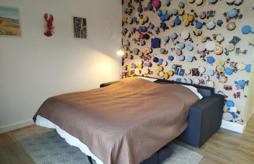 Les Amarres 6 pers Dunes et Mer Blériot plage - Foto 12