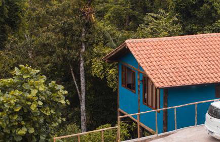 Ecocasa azul - Chalé na mata - Foto 49