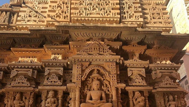 Uno de los templos hindúes en Osian