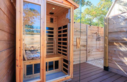 Romantic Tiny Luxury Retreat w heated pool, sauna n outdoor shower in Wimberley 10 acres - Foto 35