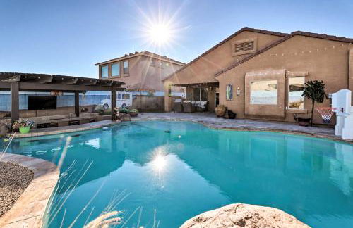 Maricopa Home with Swim-Up Bar, Heated Pool and Slide - Photo 30