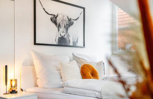 NEU! Modernes Apartment am Larrelter Tief - Balkon, Privatparkplatz & FIRE TV! - Photo 17