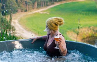 Domki na Kaszubach z banią jacuzzi - Gołubie - Sikorska Dolina III - Foto 6