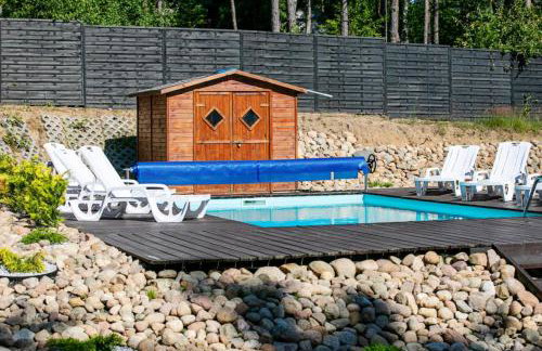 Domek całoroczny SÓWKA na Kaszubach z banią i sauną na wyłączność, wspólny basen i bilard z domkiem Jeleniówka - Ostrowite Leśna Dolina - Foto 30