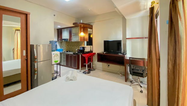 Comfort And Well Designed Studio Tamansari Sudirman Apartment - Foto 5, Habitación