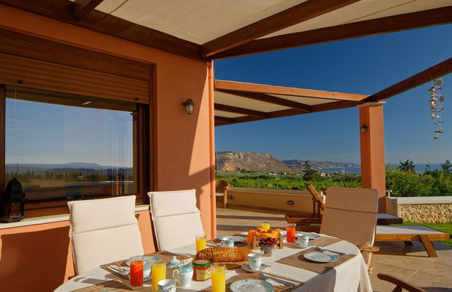 Cretan Vineyard Hill Villa Private Pool, Panoramic View, Beautiful Vineyard - Photo 15