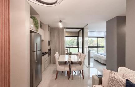 Estúdio Luxuoso no Vertigo com Smart TV na Cama - Foto 14