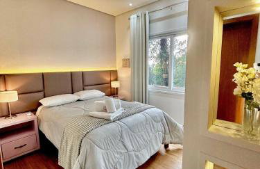 Lindo e aconchegante com lareira cond c/ piscina - Foto 15