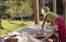 Zielony domek nad Marychą w Budwieć - Foto 8