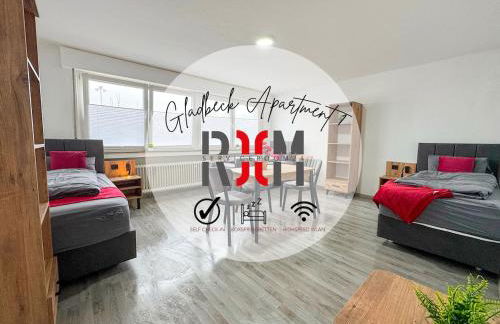 Serviceroom24 - Apartment 1 in Gladbeck WLAN - Smart-TV - 24-7 Check-in und Küche - Foto 1